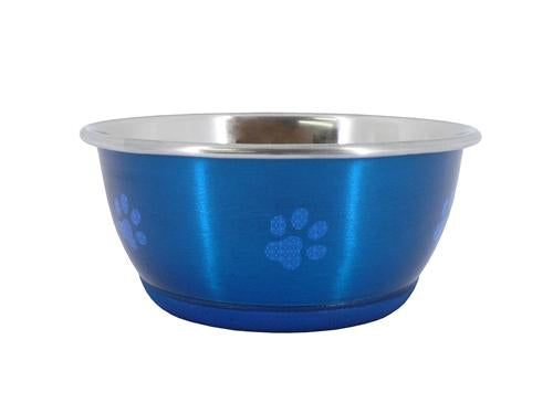 Fusion Non Slip Stainless Steel Fashion Dog Bowl