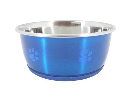 Fusion Non Slip Stainless Steel Fashion Dog Bowl