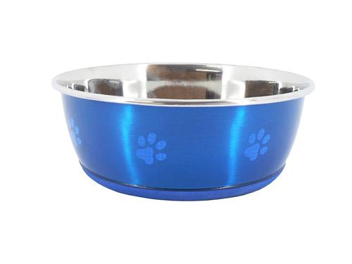 Fusion Non Slip Stainless Steel Fashion Dog Bowl