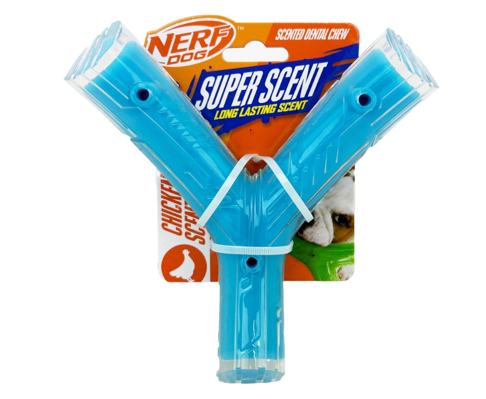 NERF CHICKEN SCENTED TPR WISHBONE 6.5"