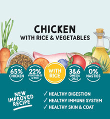 Naturo Adult Chicken & Rice Wet Dog Food 400g