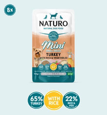Naturo Mini Turkey & Rice 150g