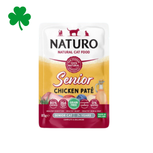 Naturo Grain Free Senior Wet Cat Food Pouch Chicken 85G