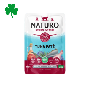 Naturo Grain Free Adult Wet Cat Food Pouch Tuna Pate 85g