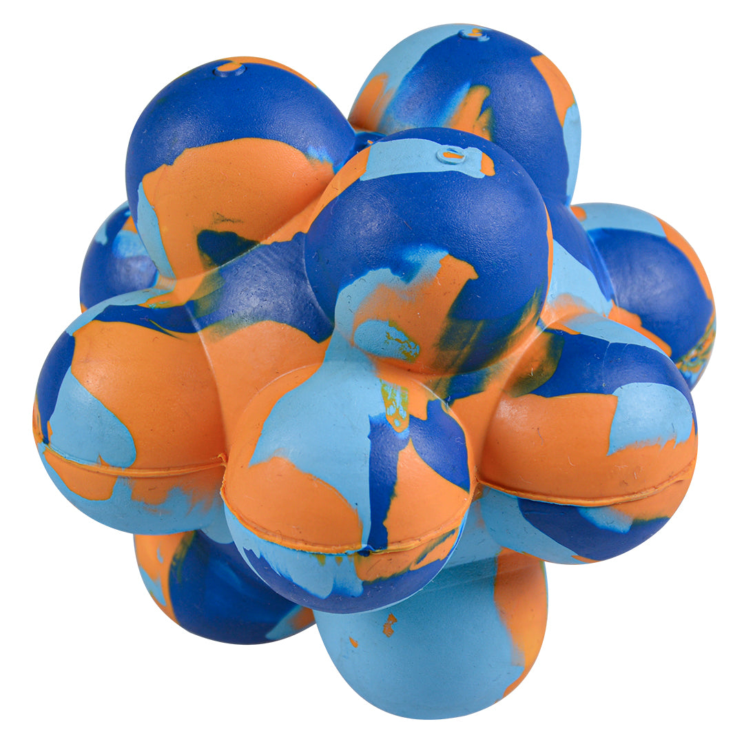 Duvo Rubber Ball Smash with Bells - Dental Care Dog Toy