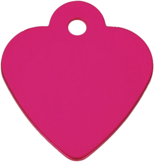 ID Tag Small Heart Pink