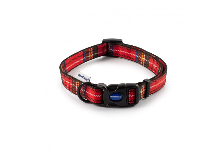 Ancol The Soho Pet Collection Tartan Patterned Collar