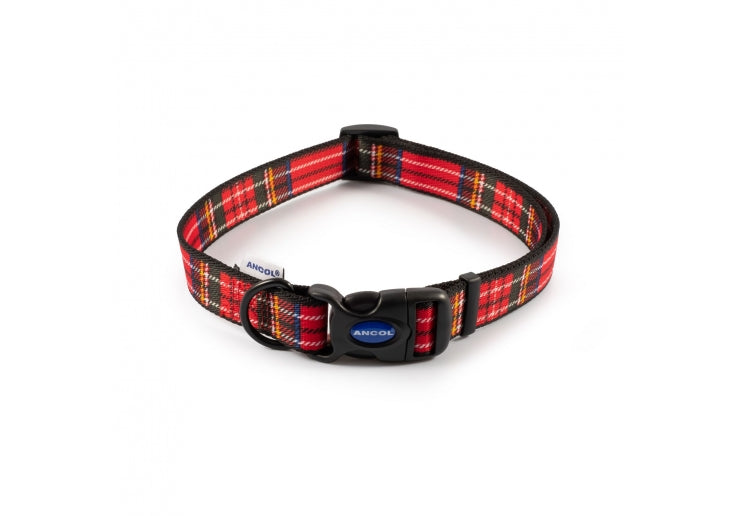 Ancol The Soho Pet Collection Tartan Patterned Collar