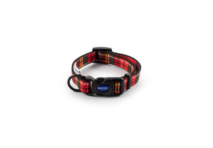 Ancol The Soho Pet Collection Tartan Patterned Collar