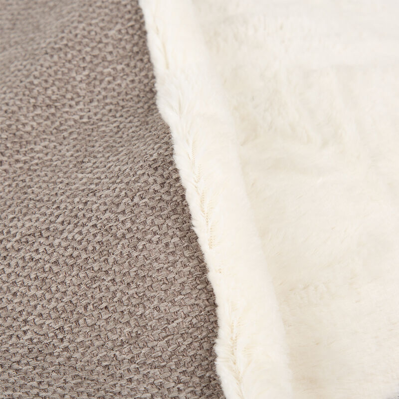 Scruffs Seattle Burrow Cat Bed Stone Grey