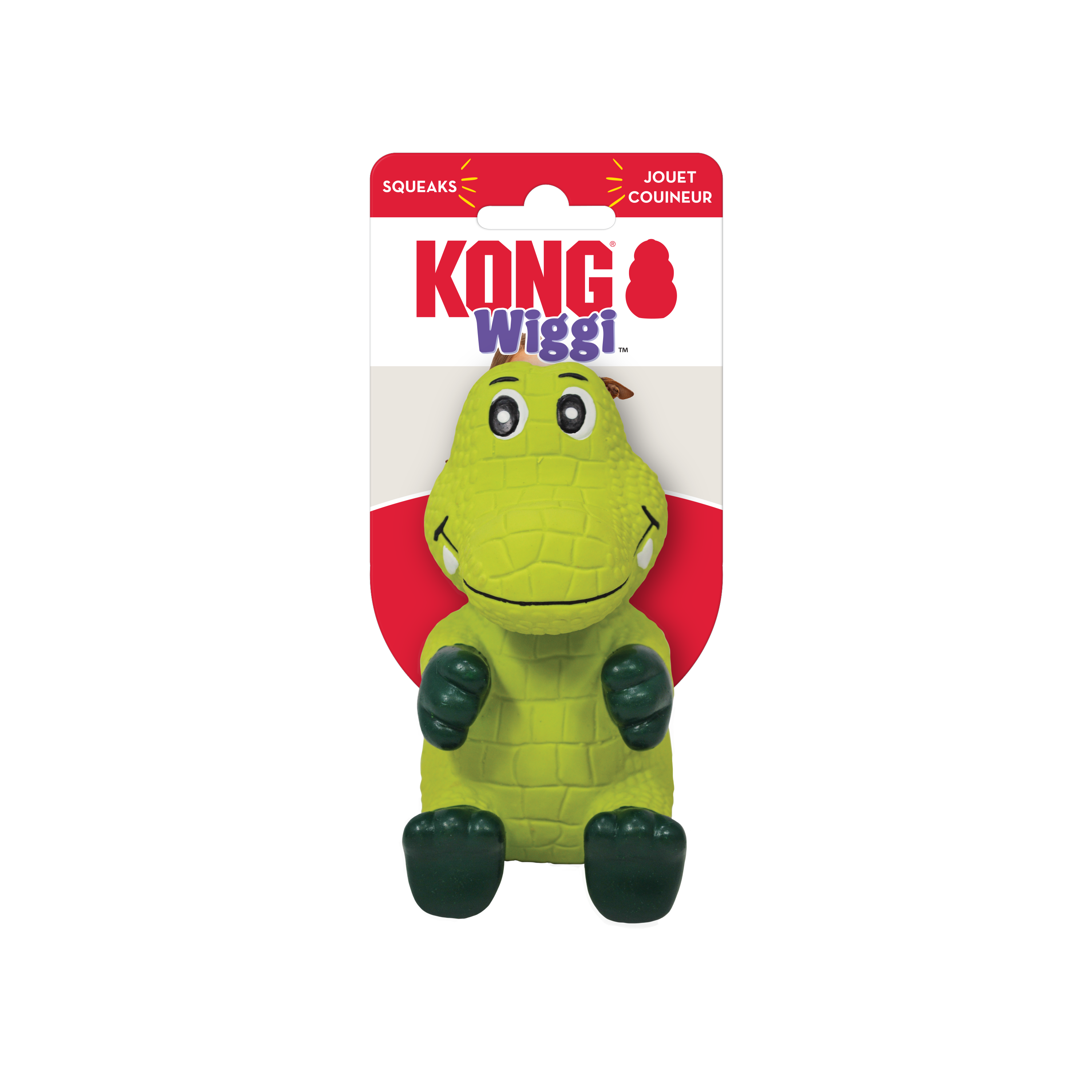 Kong Holiday Wiggi Santa Alligator Small