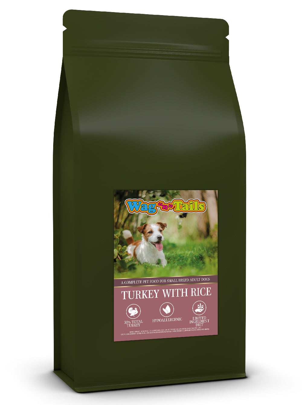 K9 Cuisine Goodness Adult Dog Small Breed Turkey with Rice 1.5kg