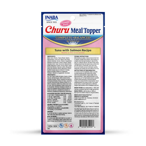 Ciao Meal Topper Cat Tuna with Salmon Recipe