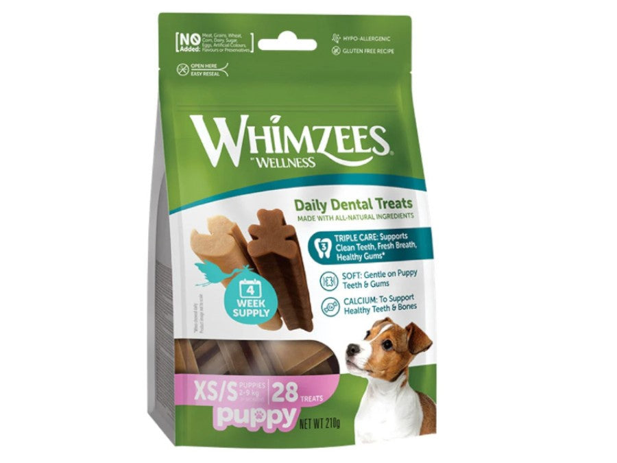 Whimzees Puppy Value Bag XSmall/Small 14 Stick
