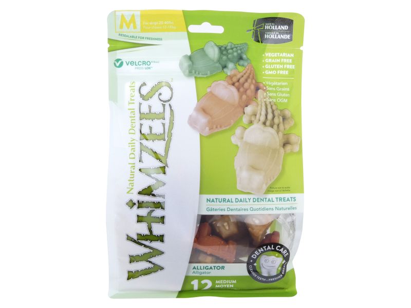 Whimzees Alligator Medium 12Pk