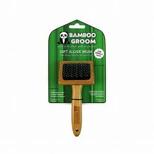 Bamboo Groom Soft Slicker - Small