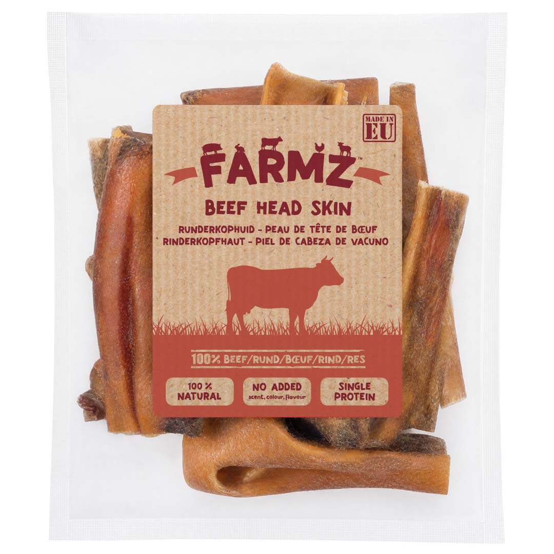 Farmz Beef Head Skin 12cm - 250g