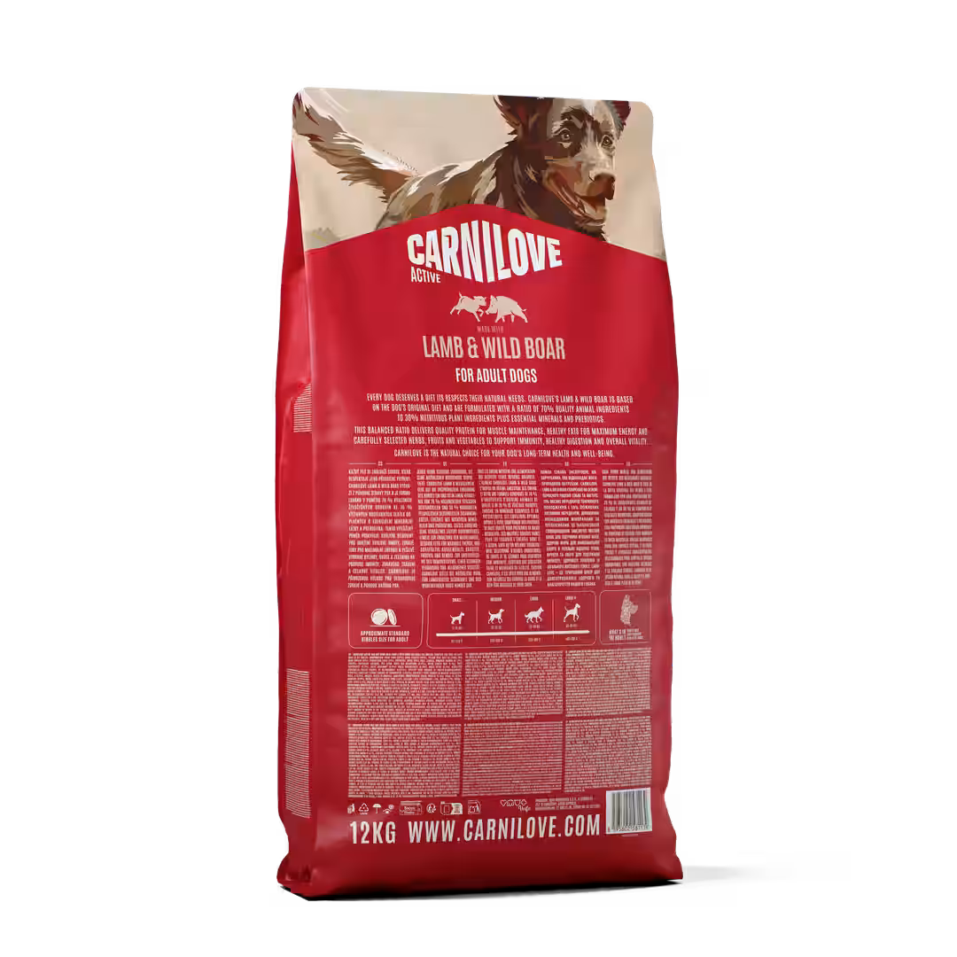 Carnilove Lamb & Wild Boar  Grain Free Adult Dog Food 12kg