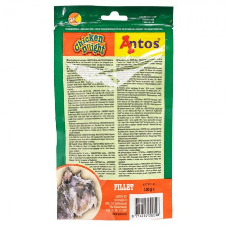 Antos Chicken D'light Fillet 100g - Premium High-Protein Treats