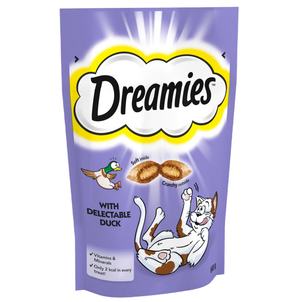 Dreamies Cat Treats With Duck 60g