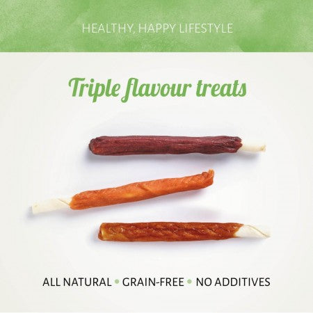 Antos Finest Poultry Bâtonnets 100g - Chicken, Duck & Beef Treats