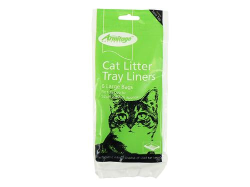 Cat Litter Tray Liners 6 Pack Large