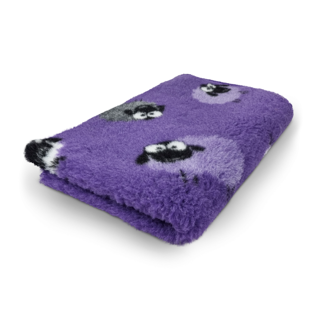 Vet Bed Farm Animals - Woolly Sheep - Purple 75 x 50 cm