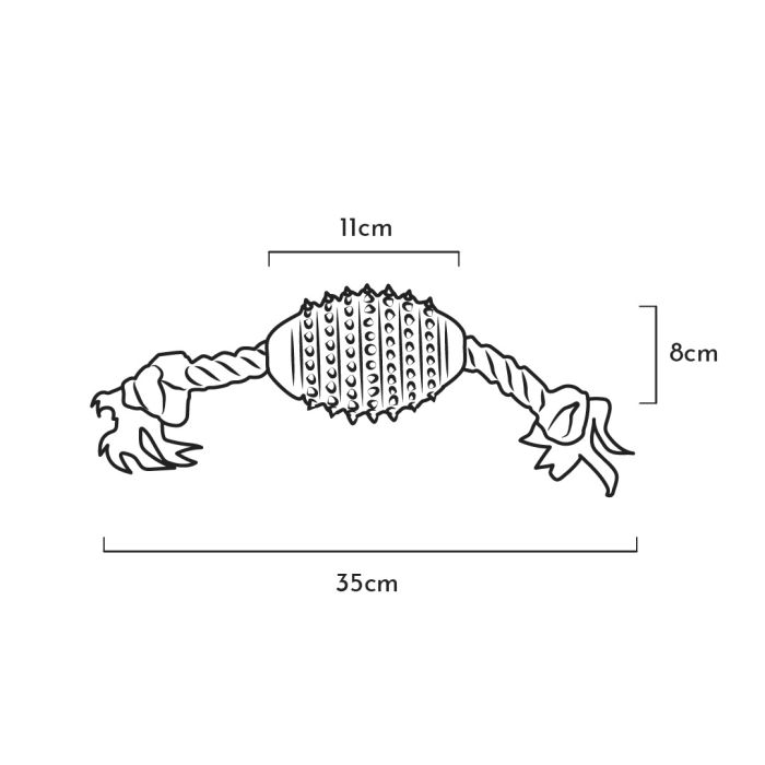 Retorn Rub Rugby Spike & Rope Medium