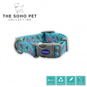 Ancol The Soho Pet Collection Ice Cream Patterned Collar Size 1-2 20-30cm Small