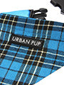 Urban Pup Blue Tartan Bandana Medium