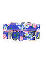 Urban Pup Pink & Blue Floral Collar Medium