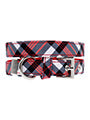 Urban Pup Red & White Plaid Collar Small 8"-11"