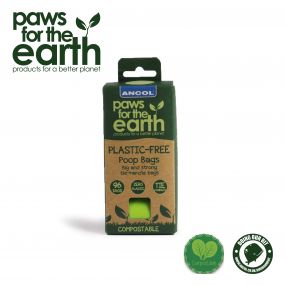 Paws for the earth Plastic Free Poop Bag 8x Refill Pack