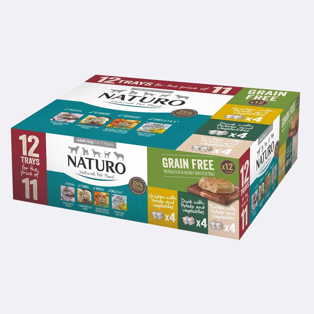 Naturo Adult 400g GF Poultry 12 Pack