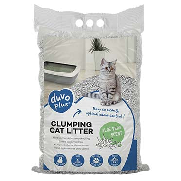 Duvo+ Clumping Cat Litter Aloe Vera 12kg