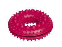 Nobby Rubber Snackring with Spikes, 10.5 cm, Red