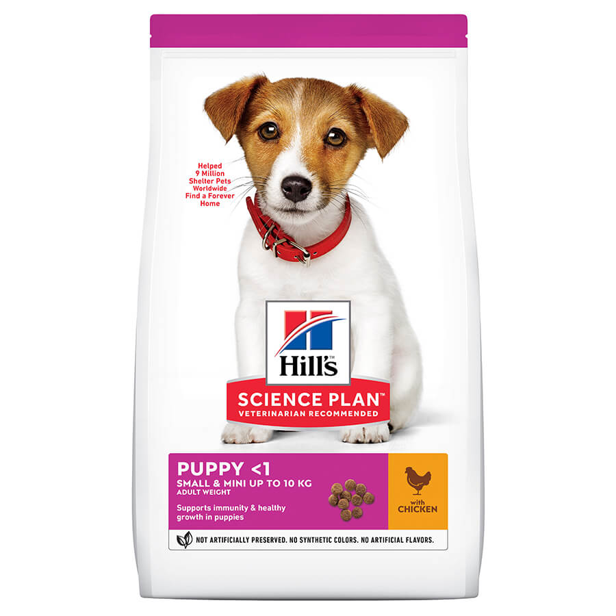 HILL'S SCIENCE PLAN Puppy Small & Miniature Dry Food Chicken Flavour - 3kg - Wag n Tails Pet Shop