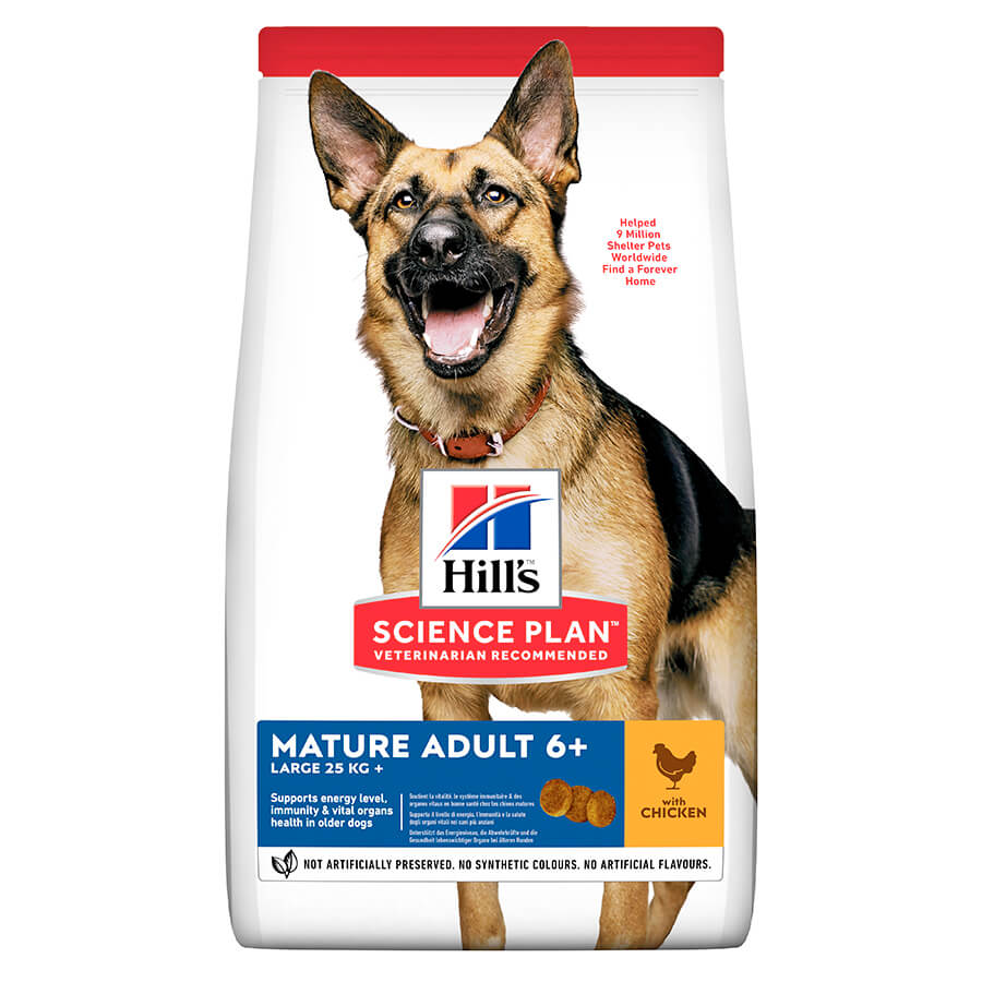 HILL'S SCIENCE PLAN Mature Adult Large Breed Dry Dog Food Chicken Flavour  - 14kg - Wag n Tails Pet Shop