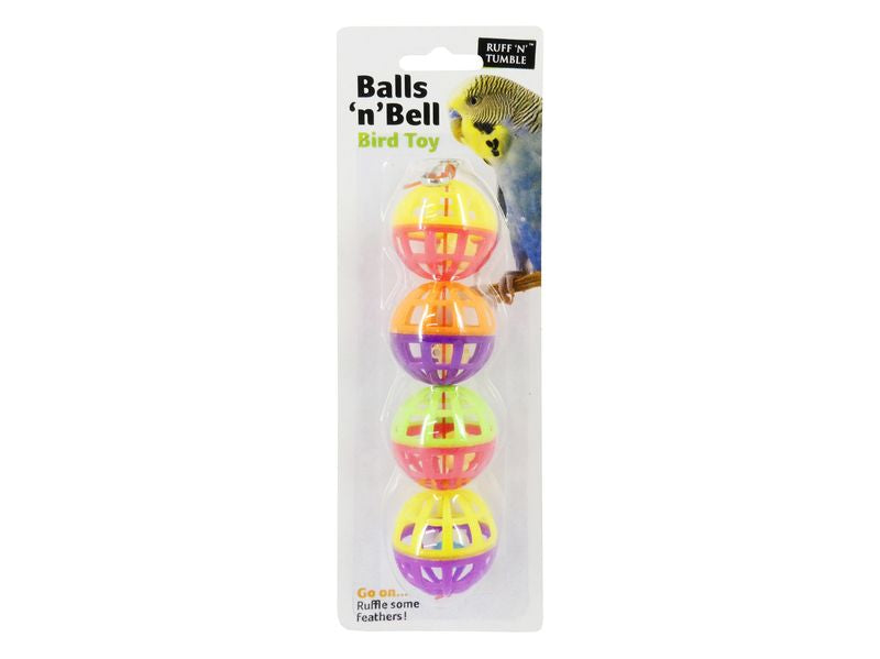 Ball n Bell - Fantastic Bird Toy - Hours Of Playful Fun - Wag n Tails Pet Shop