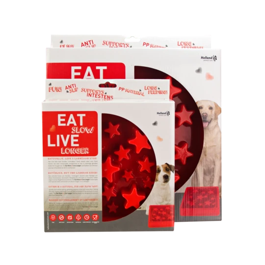 Holland Eat Slow Live Longer Star Red Small