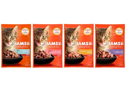 Iams Pouches Land & Sea in Jelly 85g 12pk