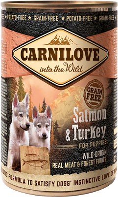 Carnilove Tin Turkey & Salmon Puppy 400G