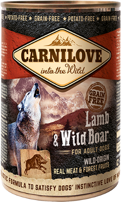Carnilove Tin Lamb & Wild Boar 400g