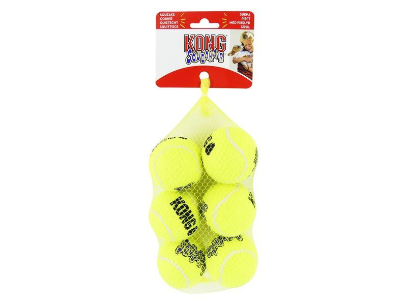 Air Kong Squeaker Tennis Ball Standard (x6)