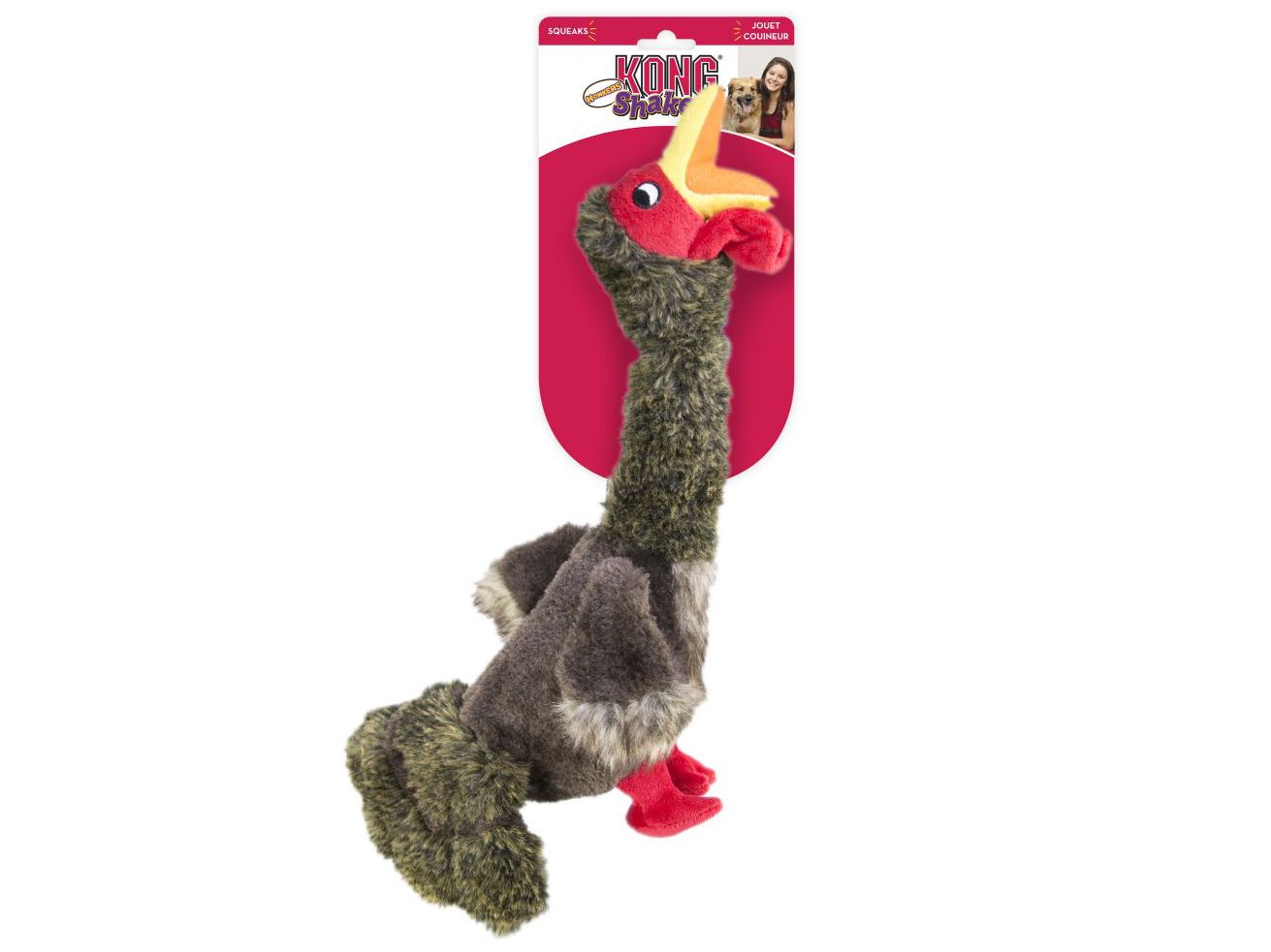 Kong Shakers Honker Turkey Large Dog Toy - Wag n Tails Pet Shop