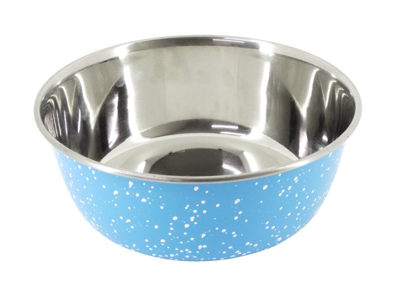 Granite Blue Stainless Steel Bowl 1750ml