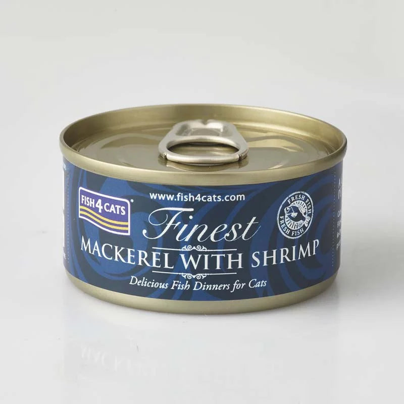 Mackerel + Shrimp 70g Cat Food Tin