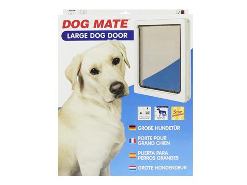 Dog Door - Up to 25" Shoulder High(Large) White