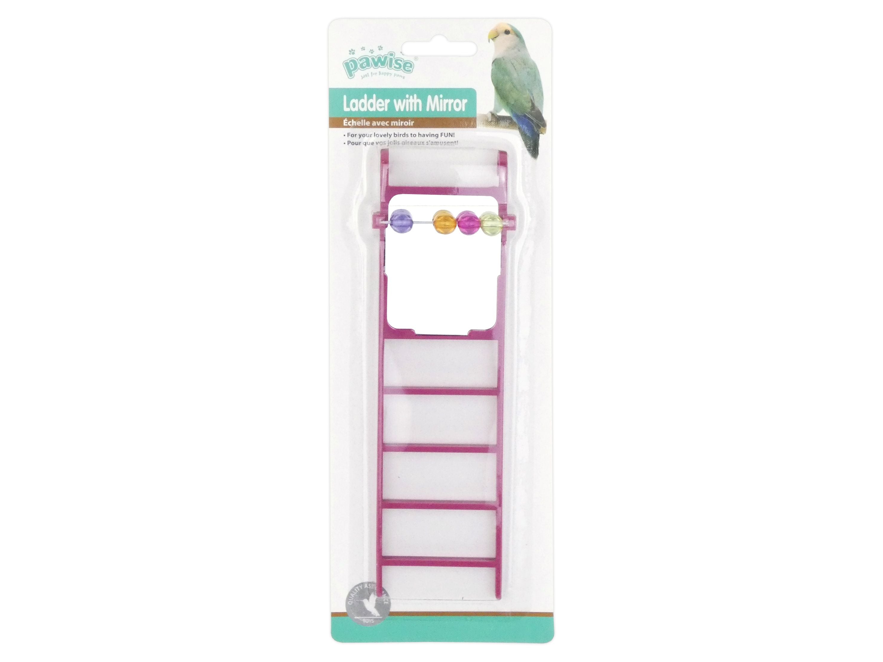 Bird Ladder With Mirror 20Cm - Wag n Tails Pet Shop